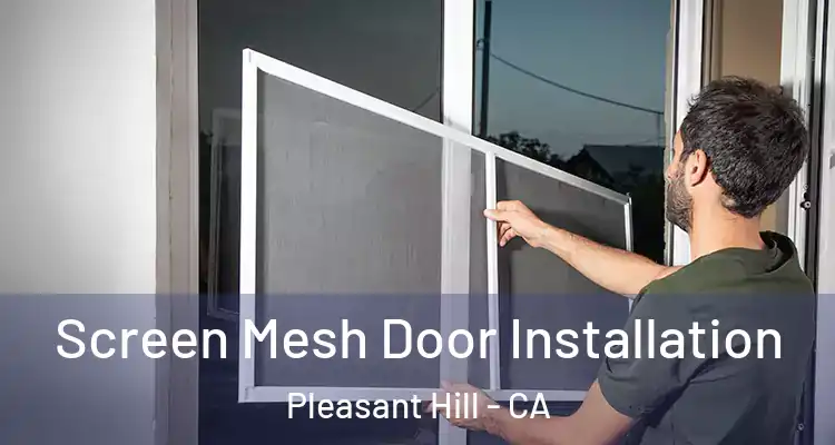  Screen Mesh Door Installation Pleasant Hill - CA